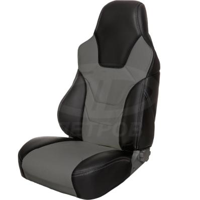 Авточехол  "PILOT B"  RECARO  Экокожа  (размер L)  Черный-Серый ТМ Петров