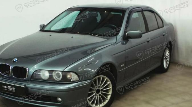 Дефлекторы окон (ветровики) BMW 5 Sd (E39) 1995-2003"EuroStandard" (БМВ Е39) Кобра Тюнинг