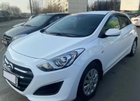 Дефлекторы окон (ветровики) Hyundai I30 II Hb 5d 2012 (Хюндай Ай30) Кобра Тюнинг