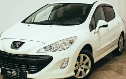 Дефлекторы окон (ветровики) Peugeot 308 Hb 5d 2008-2014 (Пежо 308) Кобра Тюнинг